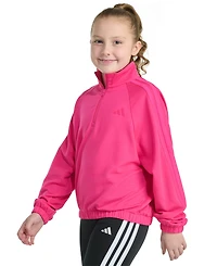 adidas Girls 8-16 Mock Neck Quarter Zip Training Sweatshirt