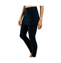Calypsa Women's Skirted Long Swim Leggings