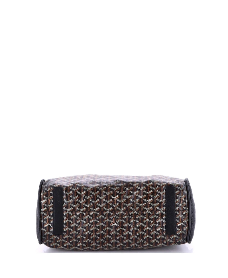 Pre-Owned Goyard Pm Hardy Pet Carrier Coated Canvas