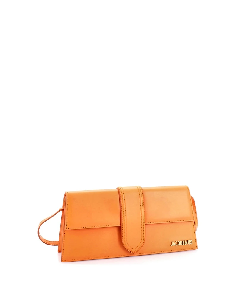 Pre-Owned Jacquemus Long Le Bambino Top Handle Flap Bag Leather