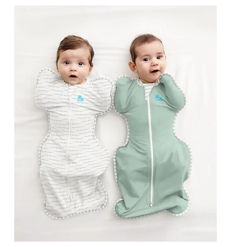 Love To Dream Swaddle Up Sleep Sack - Lite 0.2 Tog Soft Blue Small (8-13lbs)