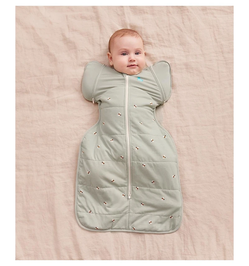 Love To Dream Baby Transition Bag Sleep Sack - Warm 2.5 Tog Olive Medium (13-19lbs)