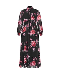 City Chic Women's Alexandra Print Maxi Dress