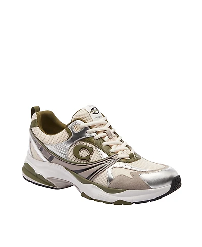 Coach Men's Mesh Round Toe Sneakers