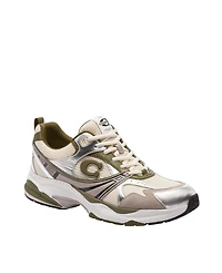 Coach Men's Mesh Round Toe Sneakers