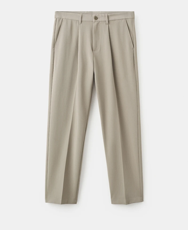 Mango Men's Fluid Straight-Leg Pants