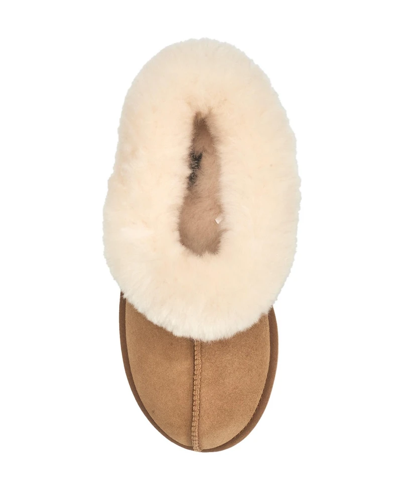 French Connection Women's Fur Closed Slipper