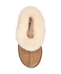 French Connection Women's Fur Closed Slipper