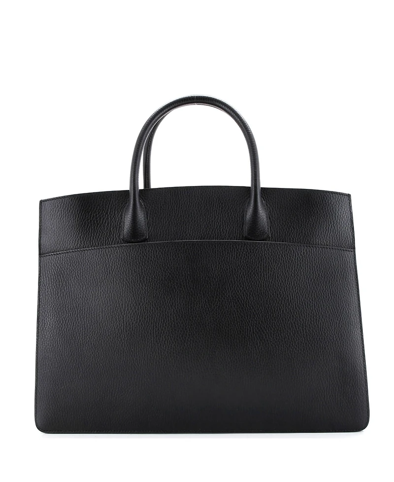 Pre-Owned Hermes 39 White Bus Bag Leather