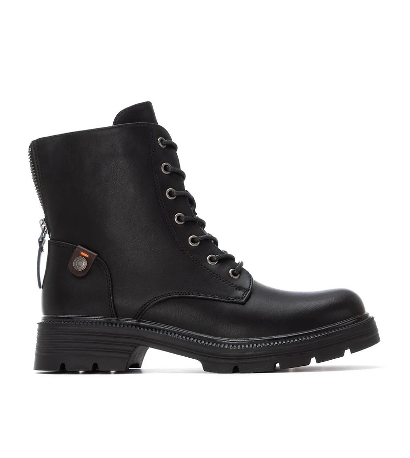 Xti Women's Back Zipper Combat Booties Refresh Collection By