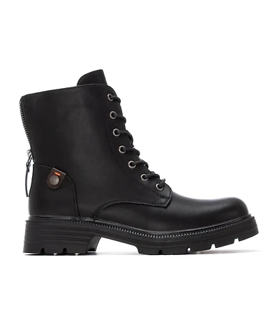 Xti Women's Back Zipper Combat Booties Refresh Collection By