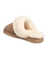 French Connection Women's Fur Band Open Slipper
