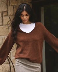French Connection Women's Vhari Knit V-Neck Sweater