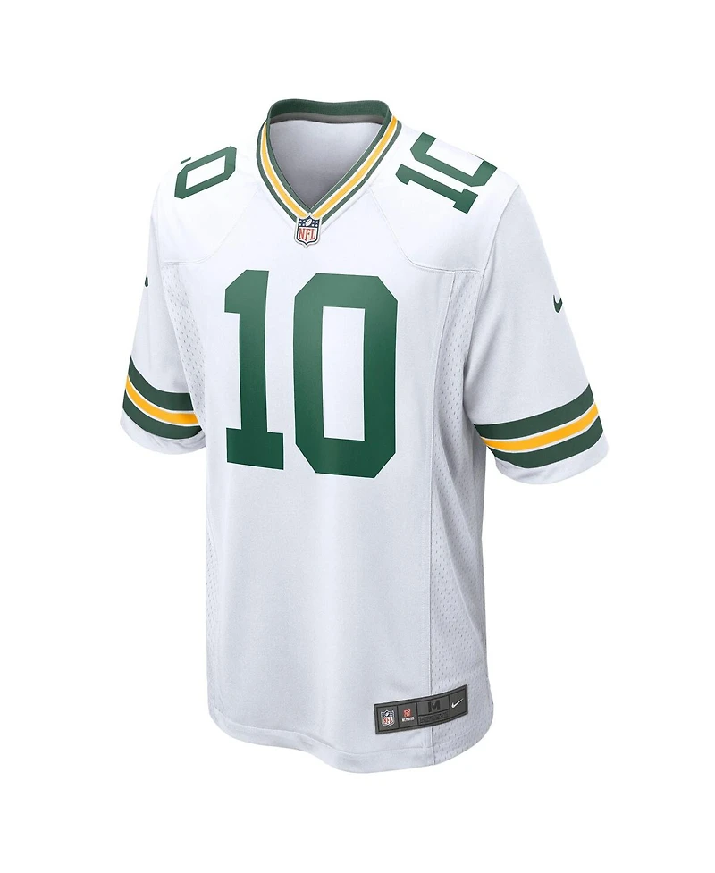 Nike Men's Jordan Love White Green Bay Packers Game Jersey