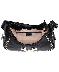 True Religion Studded Pebble Hobo Bag