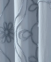Peri Home Retro Scroll Shower Curtain, 72" x 72"