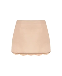 Nocturne Women's Embroidered Mini Skirt