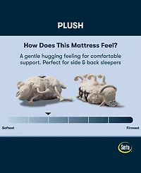 Serta Perfect Sleeper Iceland Poppy 13" Plush Tight Top Mattress, Twin