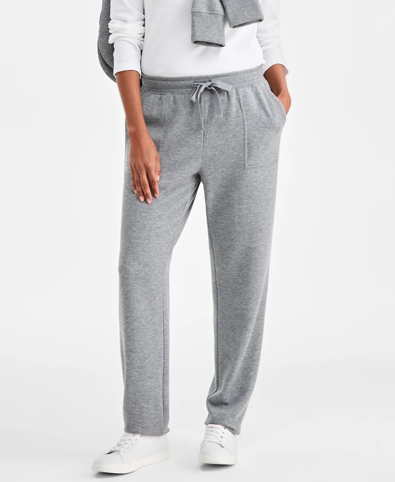 Style & Co Women's Cozy Fleece Pants, Created for Macy's