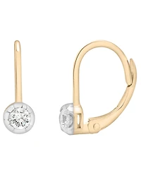 Wrapped Diamond Drop Earrings (1/4 ct. t.w.) in 10K Yellow Gold
