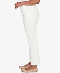 Alfred Dunner Vienna Allure Fit Flat Front Corduroy Short Length Pant