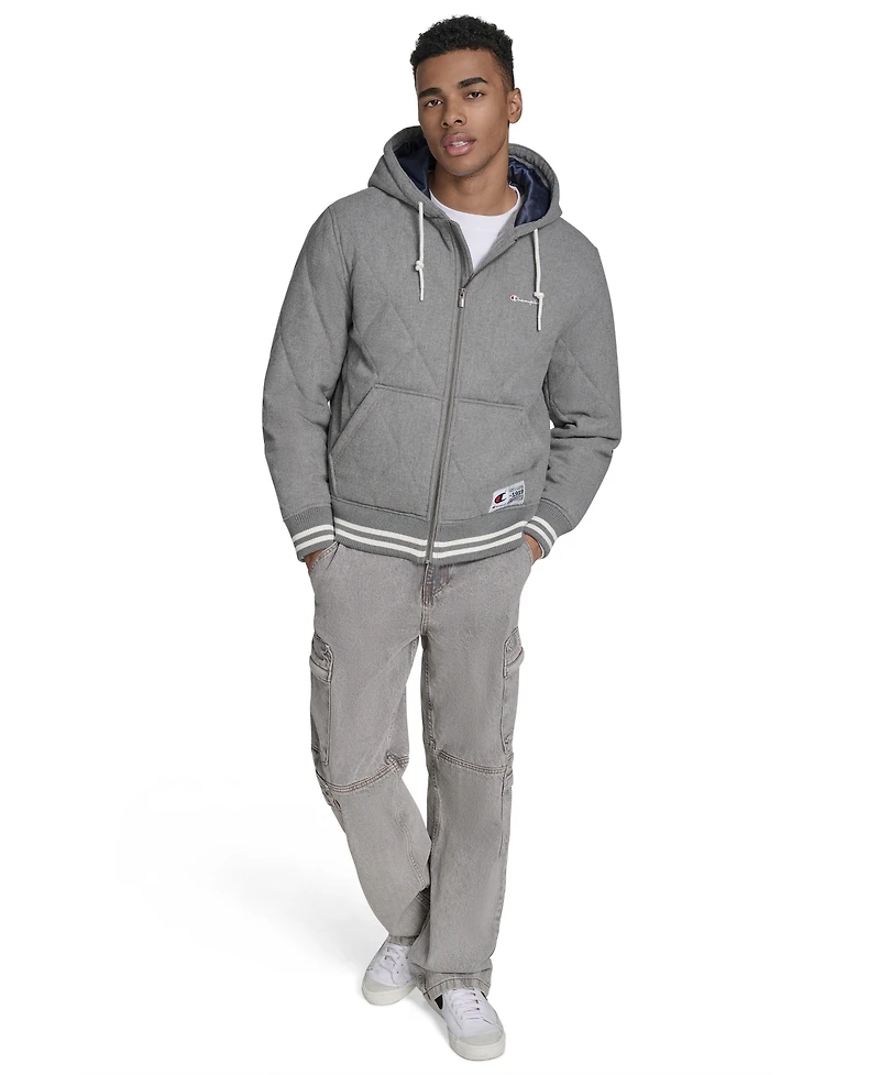 Champion Men's Wool Blend Quilted Jacket