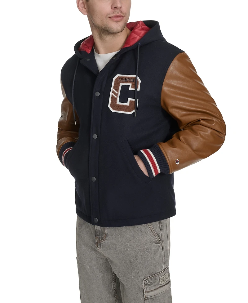 Champion Men's Mixed Media Coaches Jacket