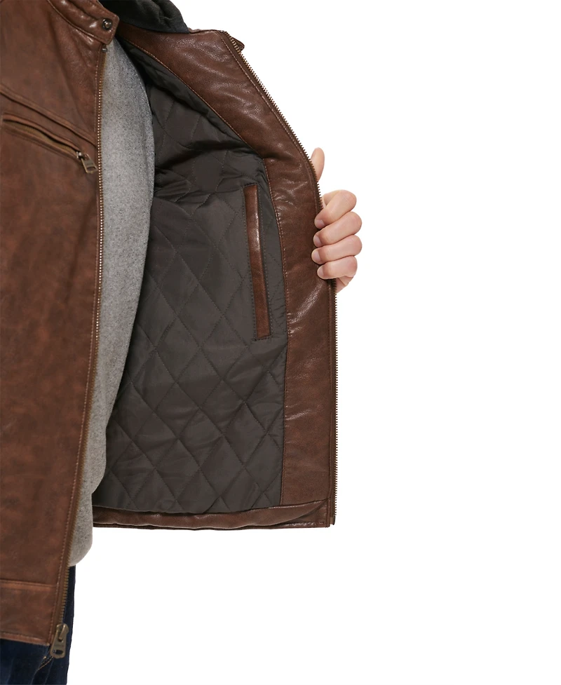 Levi's Men's Jersey Hood Racer Jacket