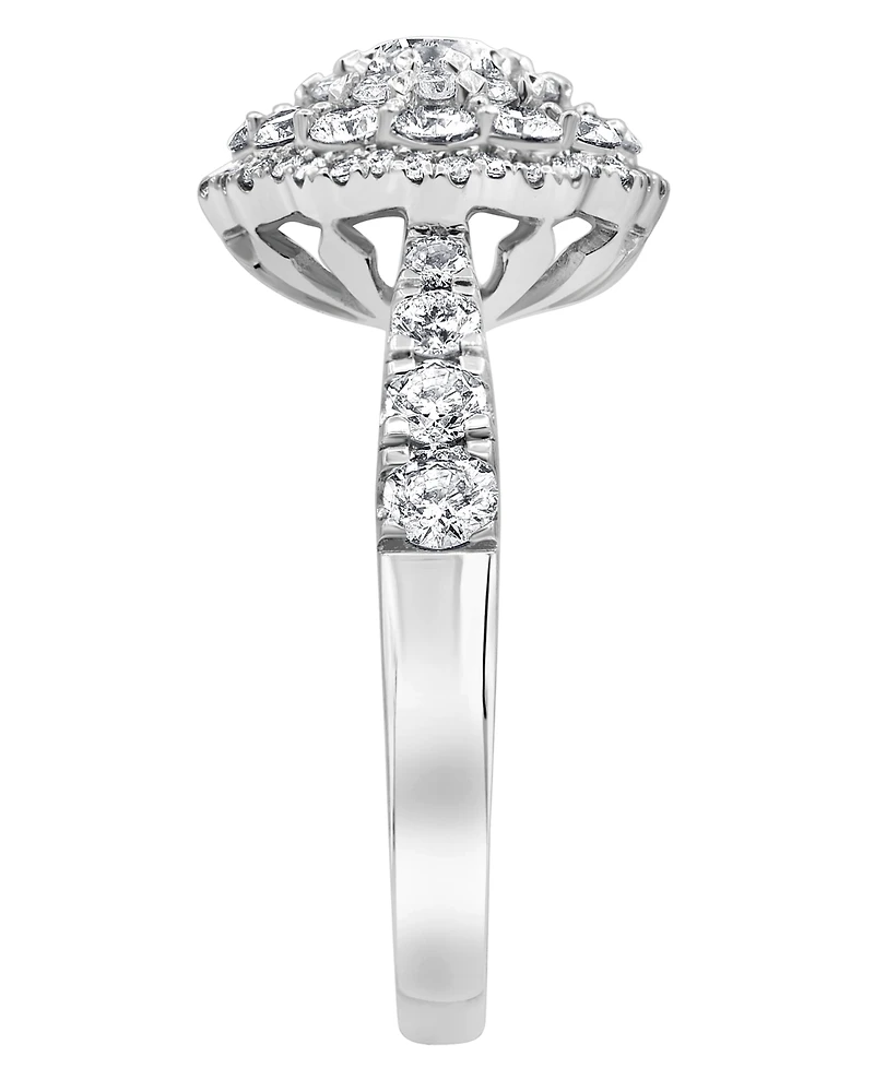 Macy's Certified Diamond Ring (1-1/2 ct. t.w.) in 14K White Gold