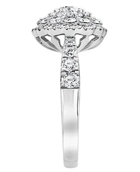 Macy's Certified Diamond Ring (1-1/2 ct. t.w.) in 14K White Gold