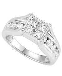 Macy's Certified Diamond Bridal Set Ring (2 ct. t.w.) in 14K White Gold