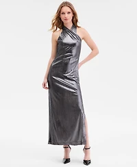 Rachel Roy Women's Harlard Twist Neck Metallic Maxi Dress