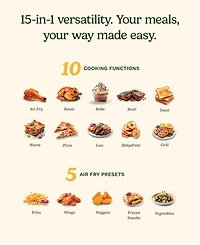 Cuisinart 15-in-1 Digital Air Fryer Oven Toa-112