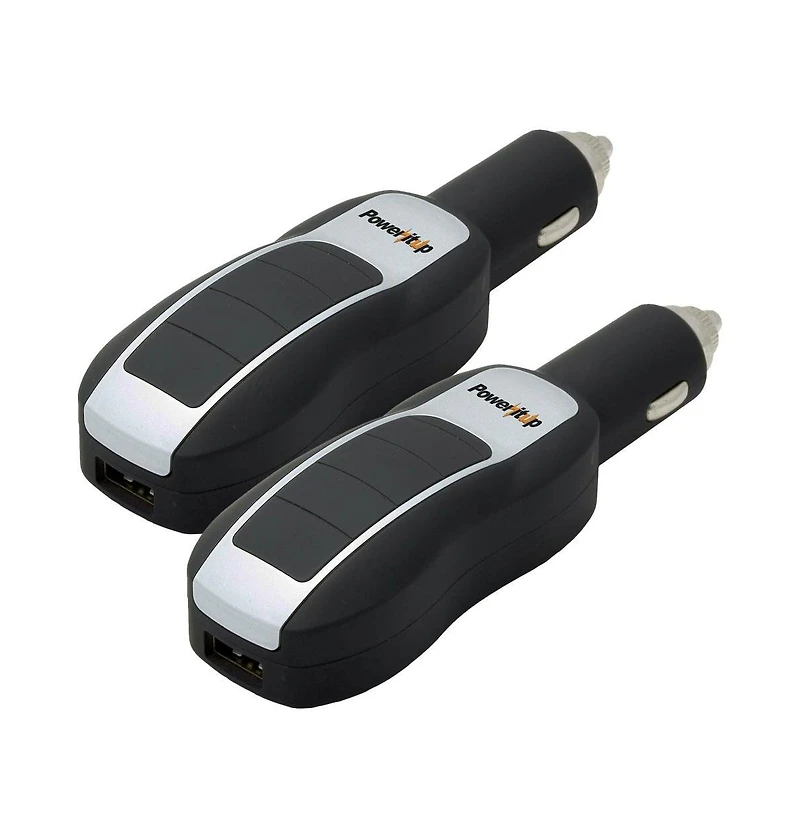 Impecca 2-in-1 Usb Car Adapter & 3,000 mAh Power Bank Bundle