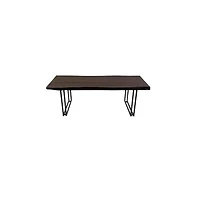 Porter Designs Manzanita Solid Sheesham Wood Coffee Table, Gray