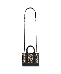 True Religion Leopard/Pu Mini Tote