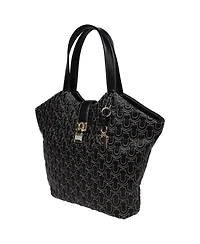 True Religion Horseshoe Quilt Charm Tote