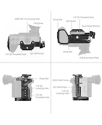 SmallRig Full Camera Cage Kit for Sony FX2, Black