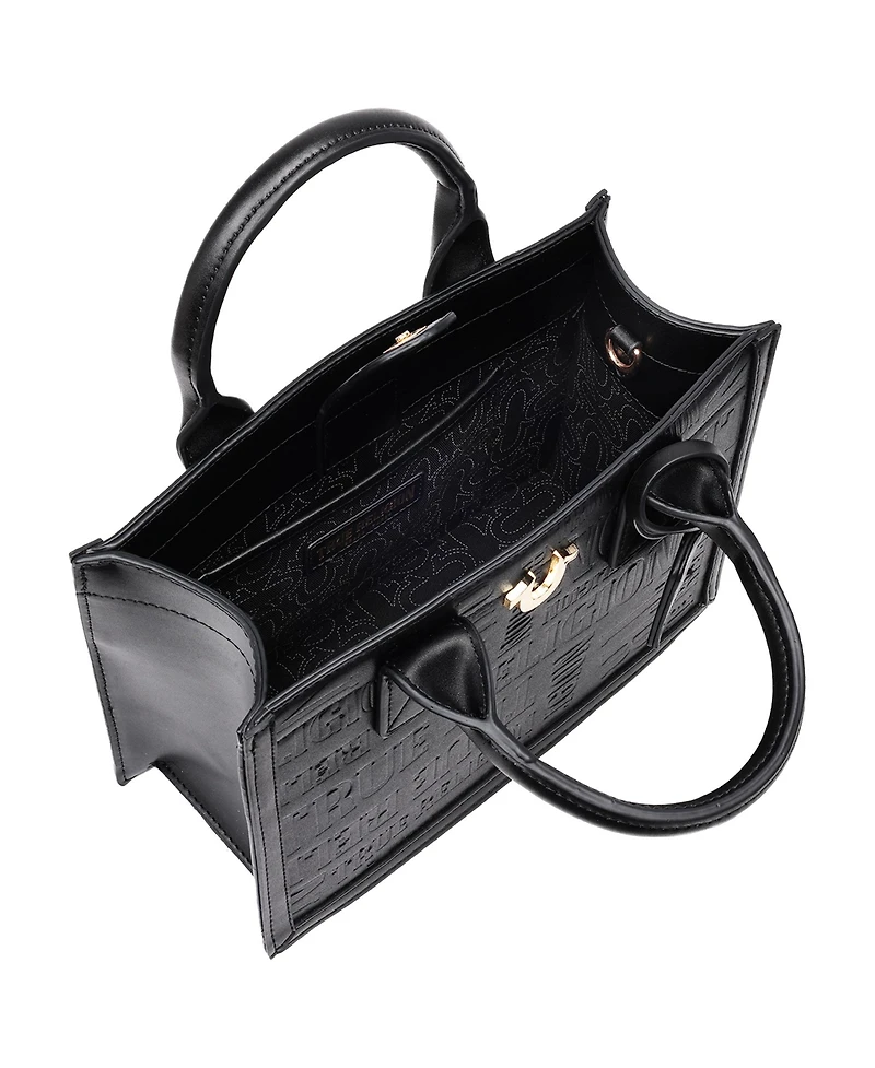 True Religion Mega Logo Modern Tote