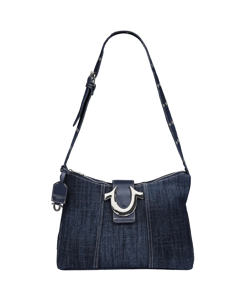 True Religion Horseshoe Denim Hobo