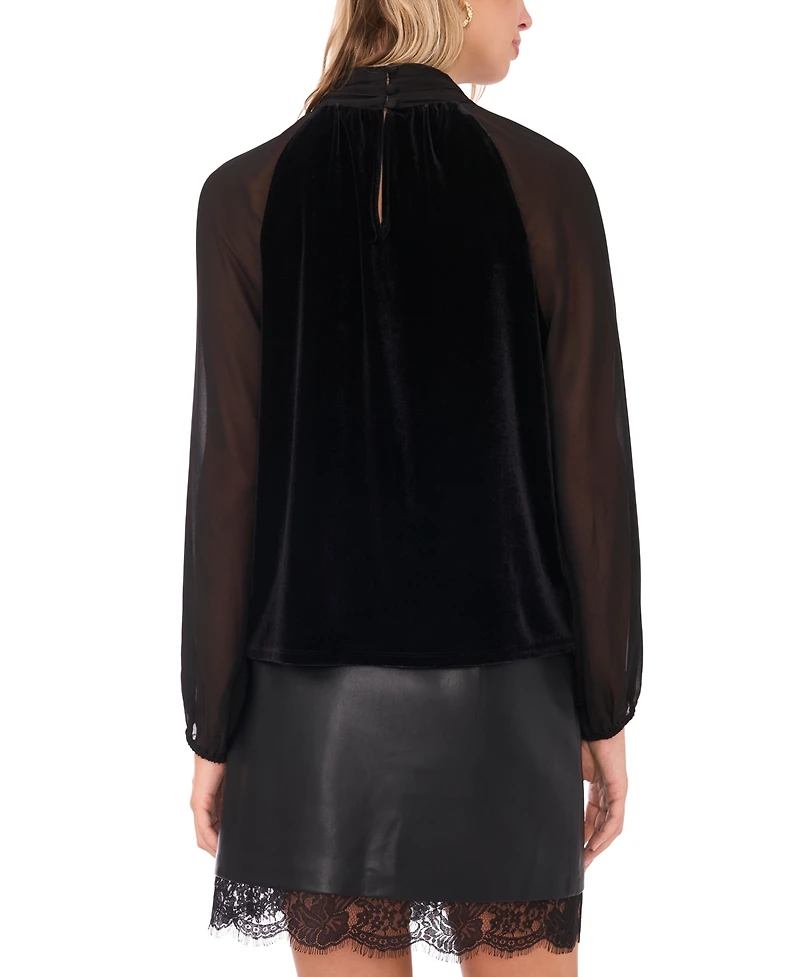 Vince Camuto Women's Mock Neck Long Sleeves Sweater