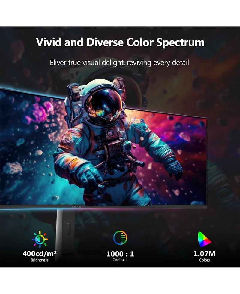 UG49W 49 inch Super Ultra Wide Dqhd 5120 x 1440 144Hz 1ms 3800R Curved Gaming Monitor
