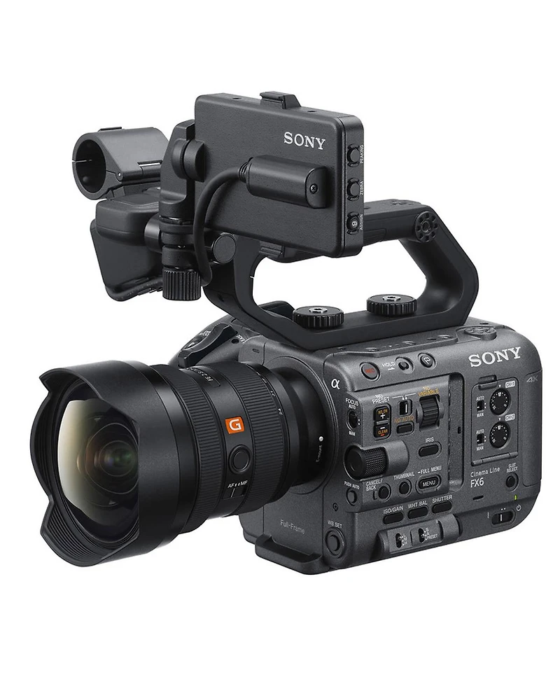 Sony FX6 Cinema Camera Kit with Fe 24-105mm f/4 G Lens, Bundle with Bp-U90 Battery and V2 BigBag Pro Video Handbag Xl