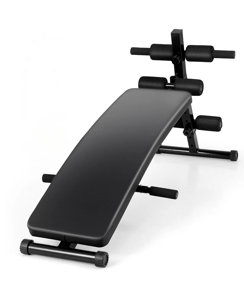 Adjustable Decline Sit Up Bench for Home Gym Core Strength Training