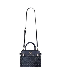 True Religion Studded Denim Tote