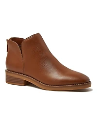 Lands' End Women's Essential Zip Up Ankle Booties