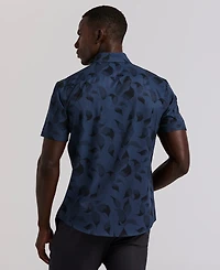 Perry Ellis Men's Slim Fit Short Sleeve Shirt