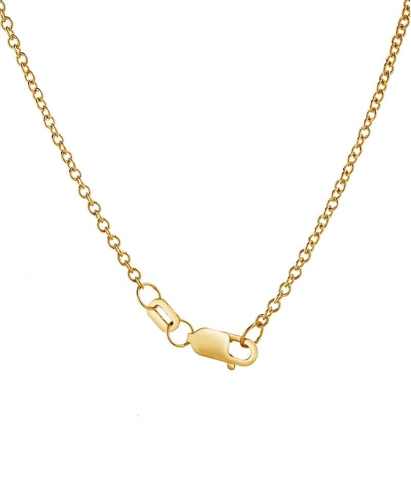 Macy's Certified Diamond Solitaire Pendant Necklace (1/3 ct. t.w.) in 14K Yellow Gold