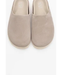 Forever & Always Shoes Space Leather Slide Sandal (Women)