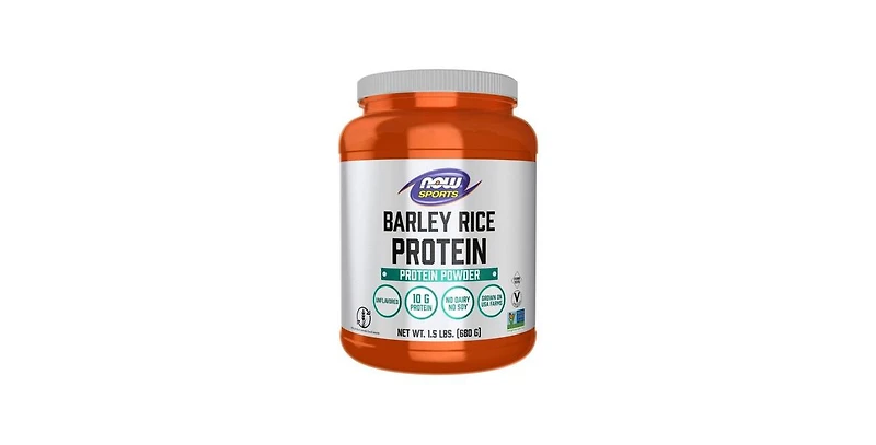 Now Foods Barley Rice Protein Powder Unflavored, 1.5 Lbs